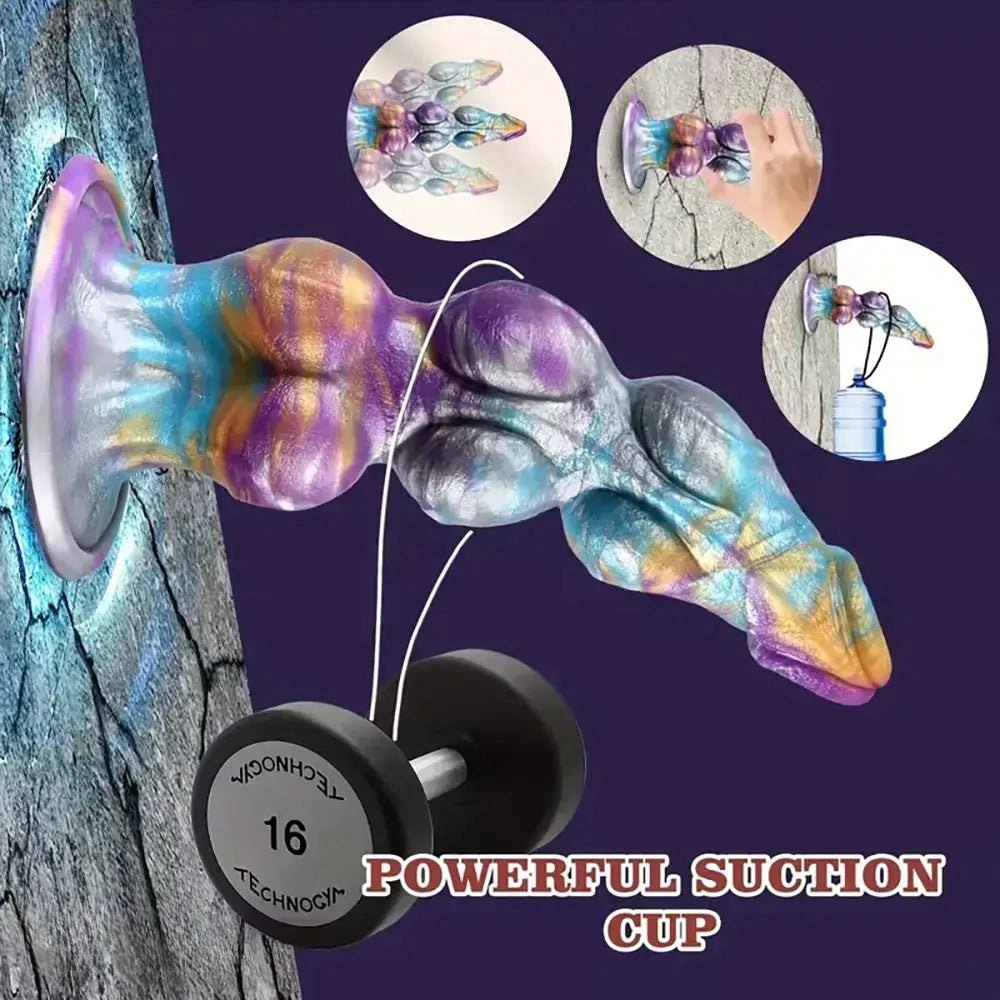 Stacked Knot Fantasy Dildo - Silicone Fantasy Knot Dildo