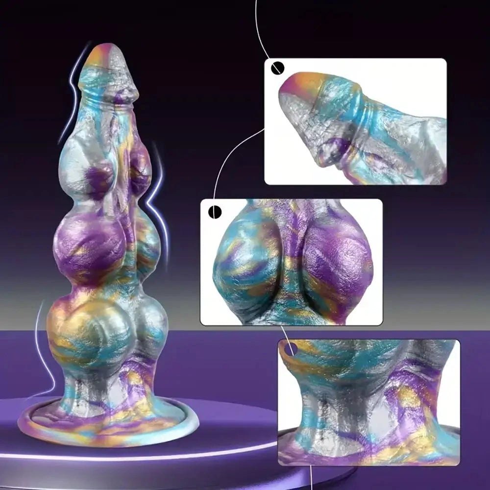 Stacked Knot Fantasy Dildo - Silicone Fantasy Knot Dildo