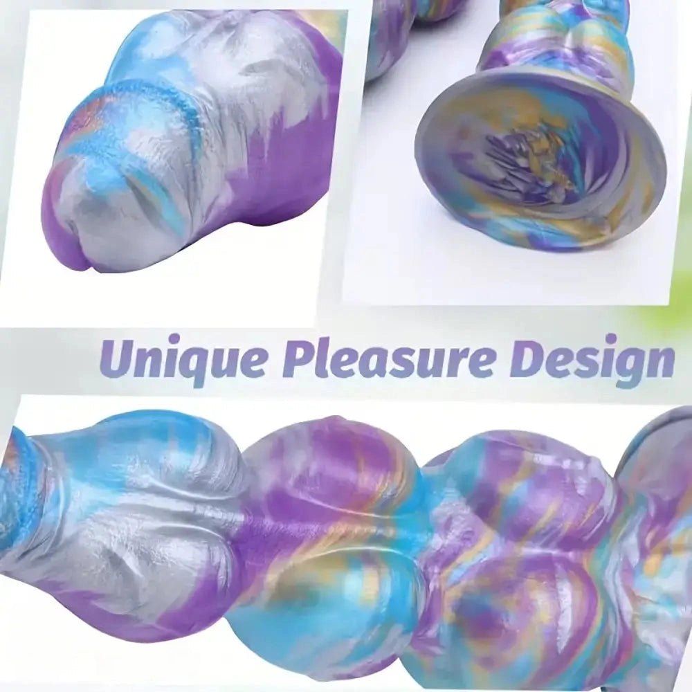 Stacked Knot Fantasy Dildo - Silicone Fantasy Knot Dildo
