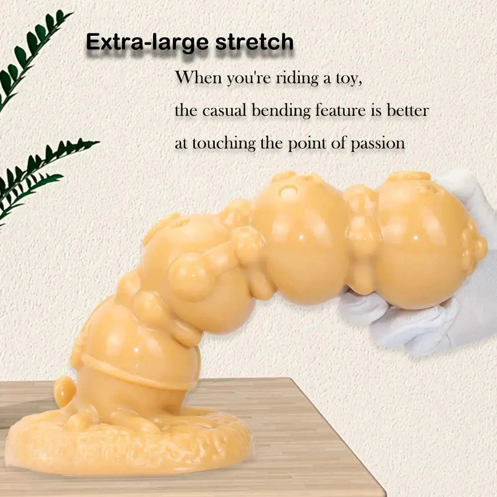 Stacked Novelty Fantasy Dildo - PVC Stacked Fantasy Dildo