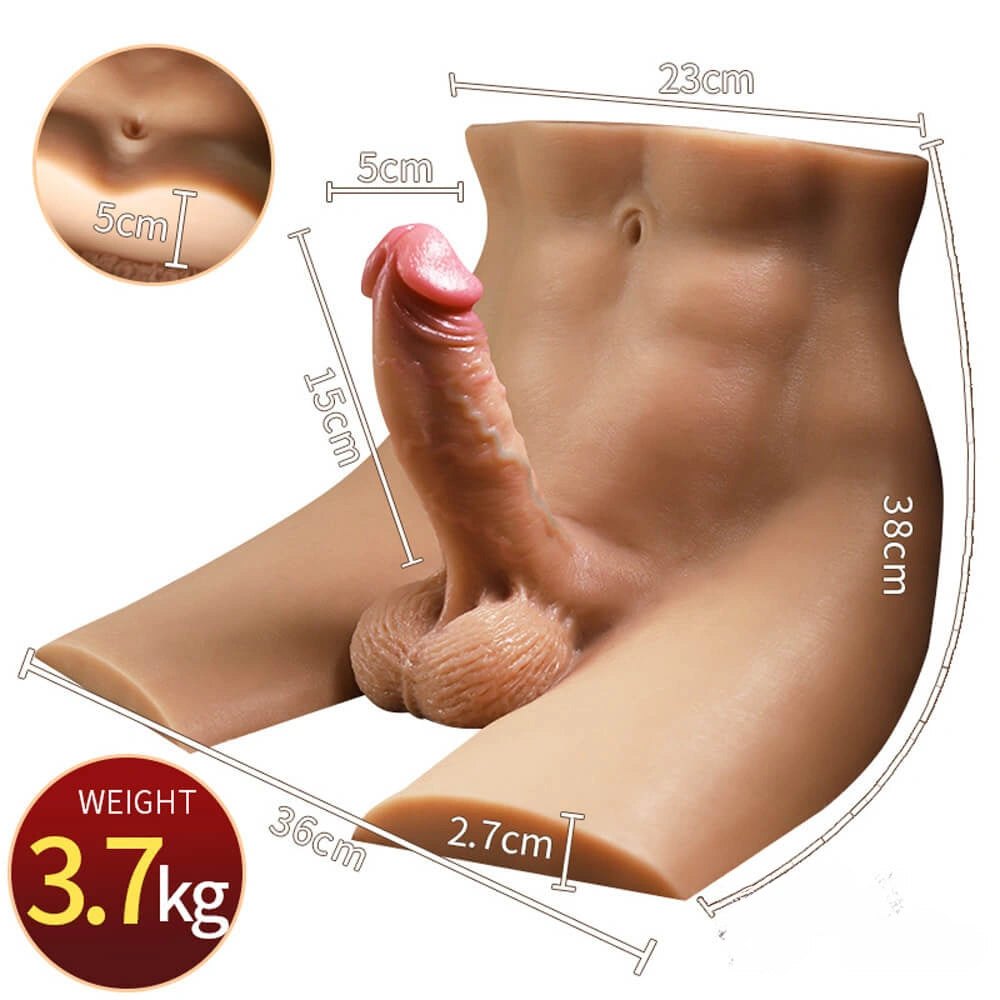 Standing Torso Sex Doll - Male Torso With Dildo