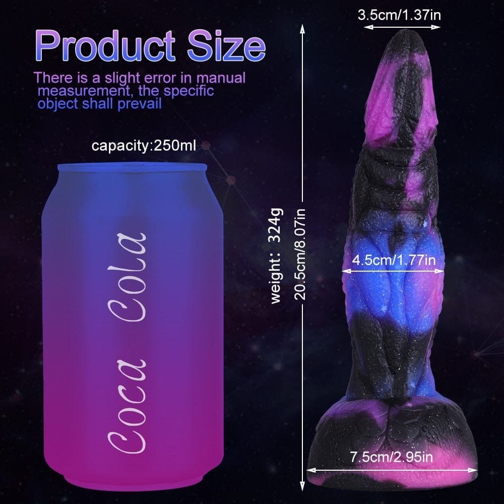 Starry Fantasy Dragon Dildo - Silicone Monster Toy