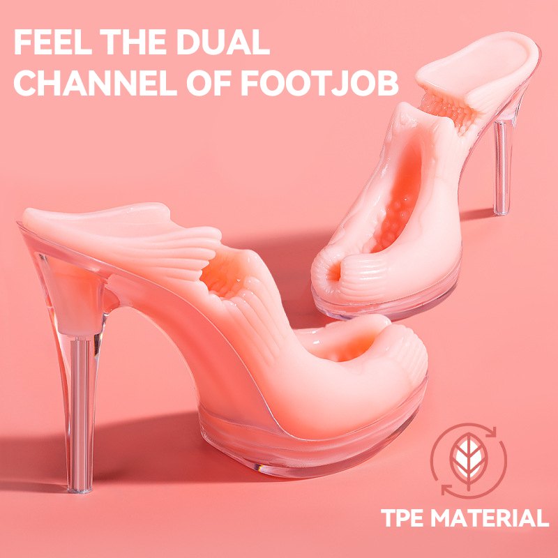 Stiletto Heel Footjob Stroker - Dual Channel Masturbator