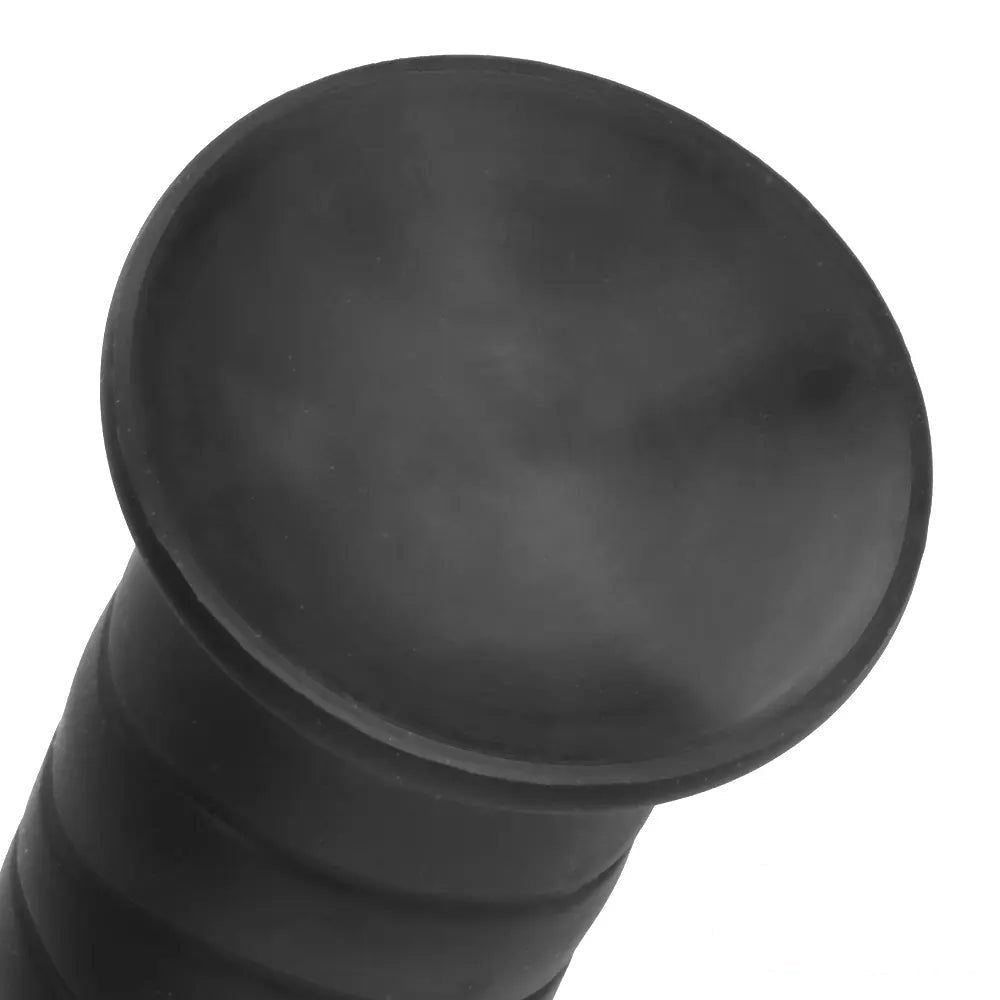Straight Ribbed G-Spot Dildo - Silicone G-Spot Toy