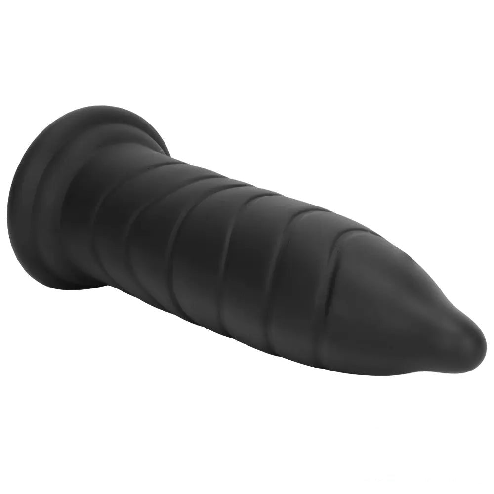Straight Ribbed G-Spot Dildo - Silicone G-Spot Toy