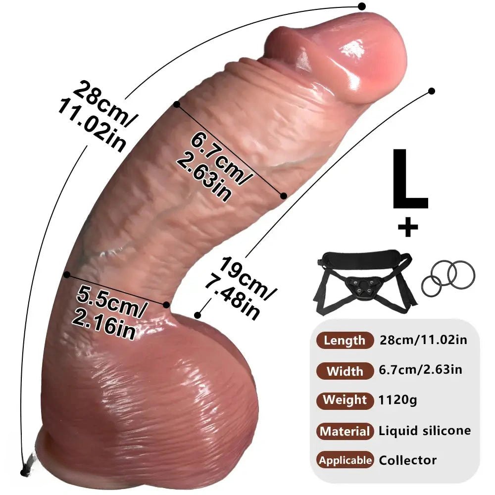 Strap-On Lifelike Dildo - Strap On Dildo for Adults