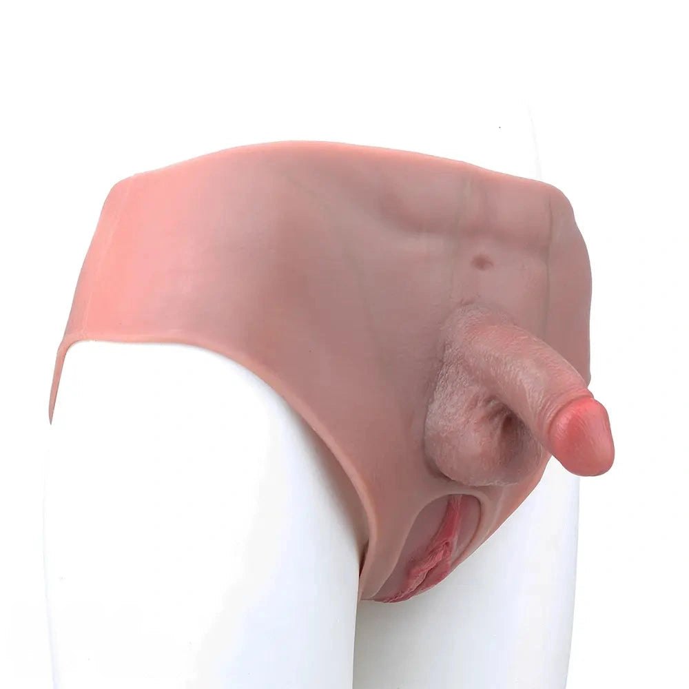 Strap-On Panty With Opening - Wearable Strap On Dildo