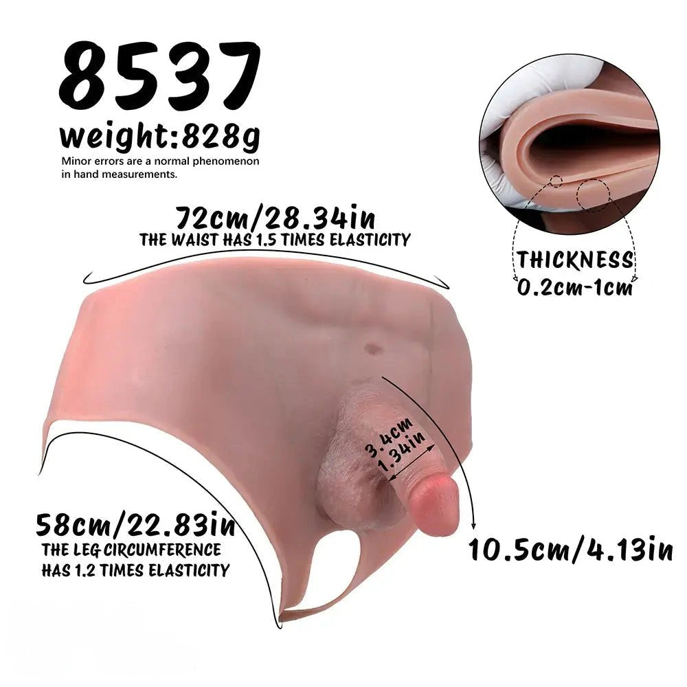 Strap-On Panty With Opening - Wearable Strap On Dildo