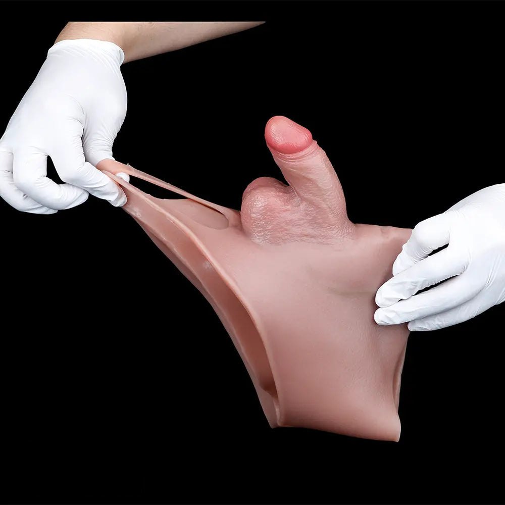 Strap-On Panty With Opening - Wearable Strap On Dildo