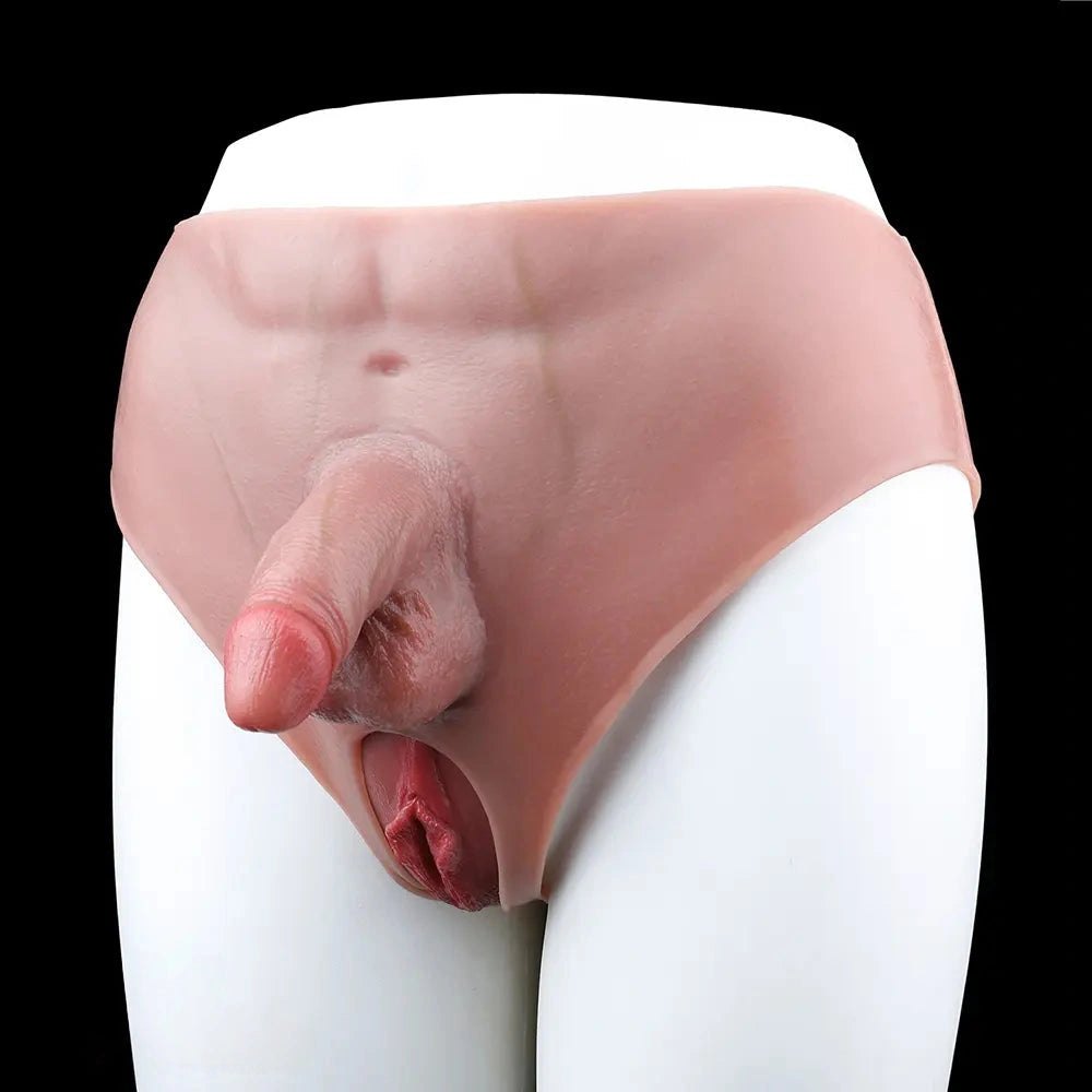 Strap-On Panty With Opening - Wearable Strap On Dildo