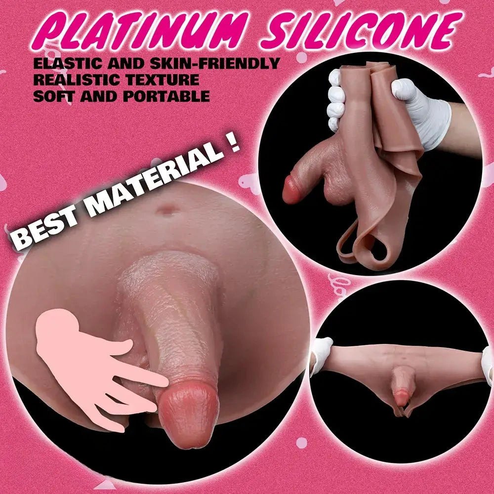 Strap-On Panty With Opening - Wearable Strap On Dildo