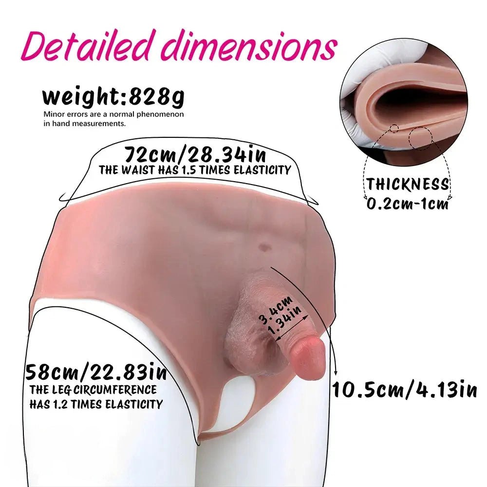Strap-On Panty With Opening - Wearable Strap On Dildo