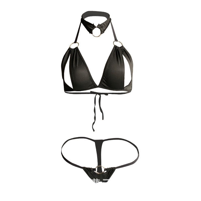 Strappy Edgy Bra Set - Lingerie Set for Women