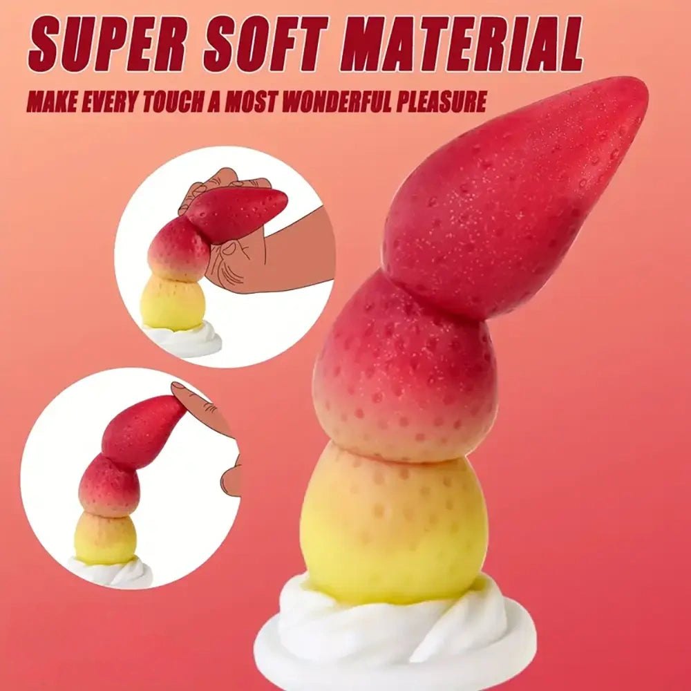 Strawberry Fruit Novelty Dildo - Suction Cup Dildo