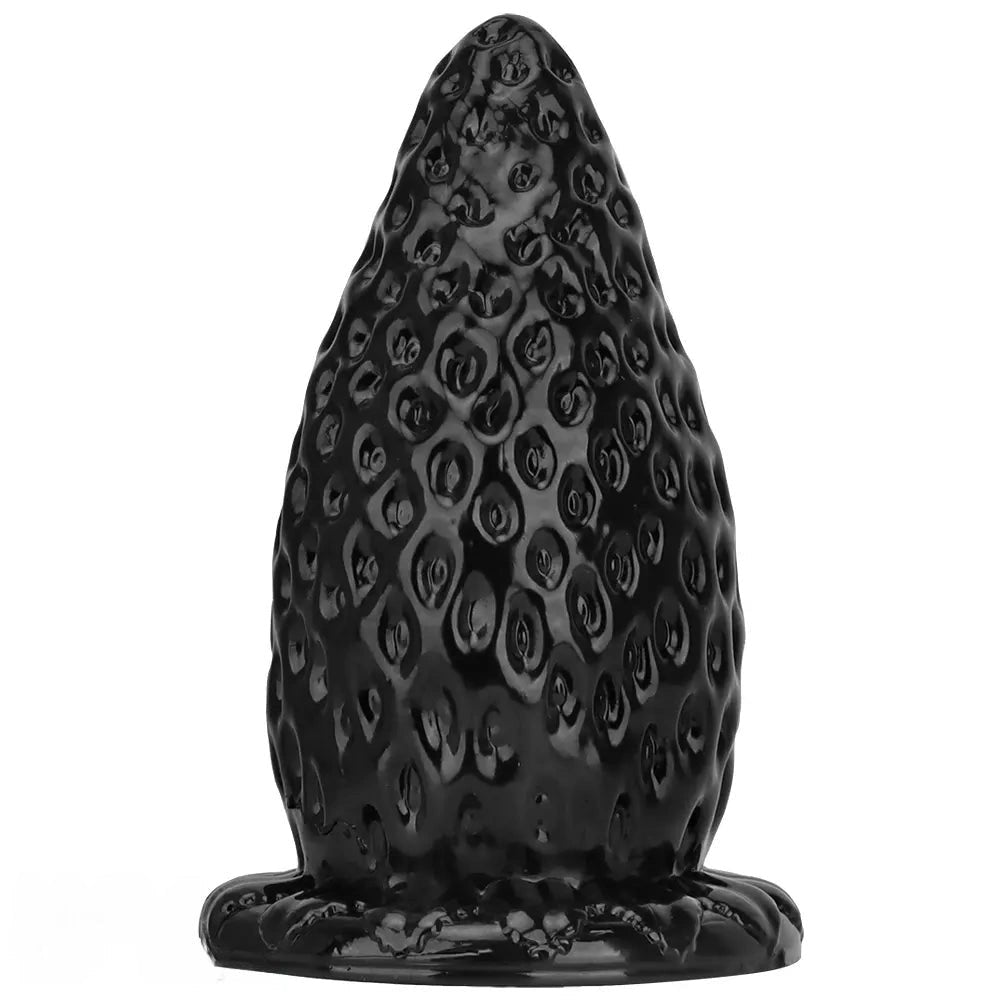 Strawberry Anal Plug, 3 Sizes - Thick PVC Butt Plug