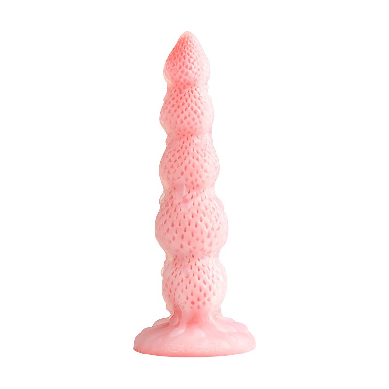 Strawberry Tower Suction Cup Dildo - Fantasy Dildo, 2 Sizes