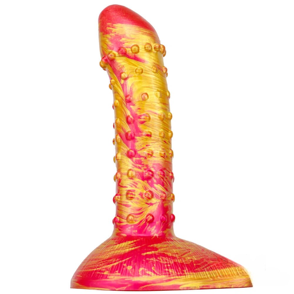 Studded Fantasy Dildo 7.6 in - Textured Suction Cup Toy