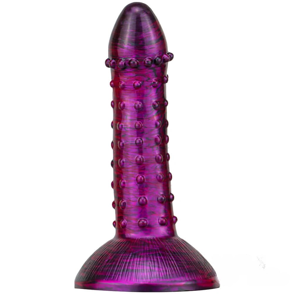 Studded Fantasy Dildo 7.6 in - Textured Suction Cup Toy