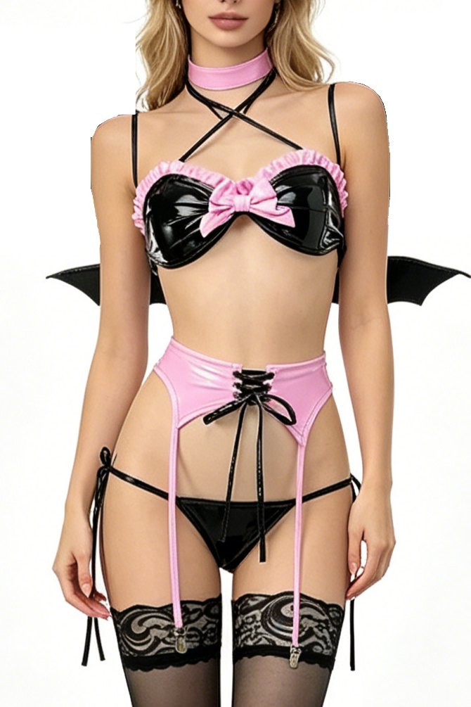 Succubus Bat Wing Costume Set - Sexy Roleplay Costume