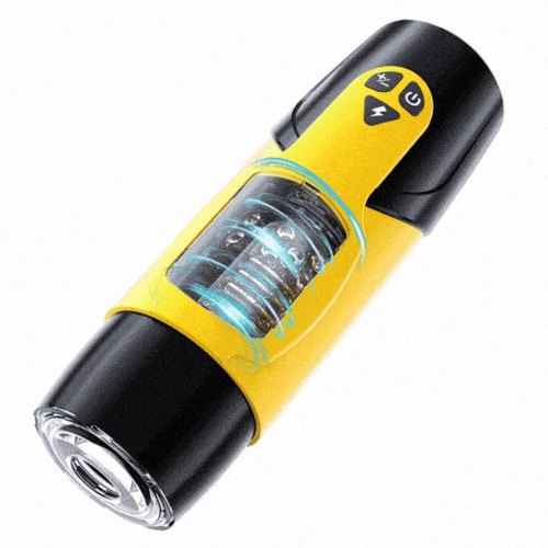 Suction-Base Rotating Masturbator - Ball-Bearing TPE Stroker