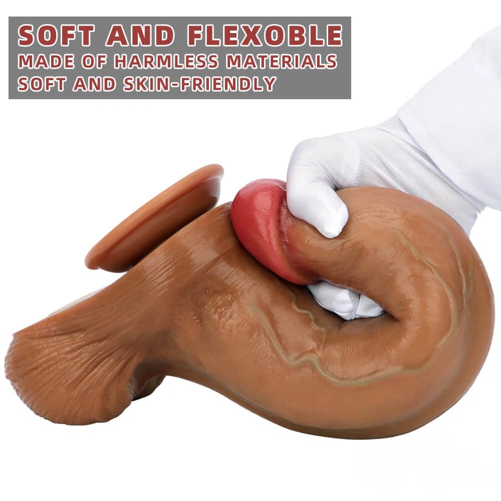 Suction Cup Dildo 13 in Soft - Dildo With Suction Cup