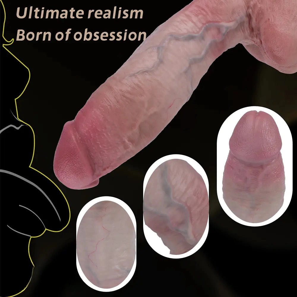 Suction Cup Dildo 13 in Thick - Dildo With Suction Cup
