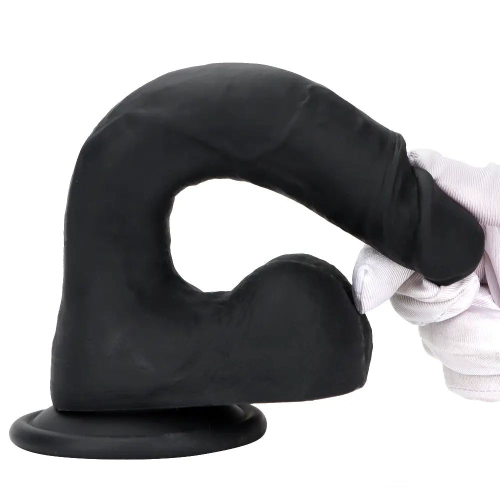 Suction Cup Dildo 8.46 in - Silicone Suction Dildo