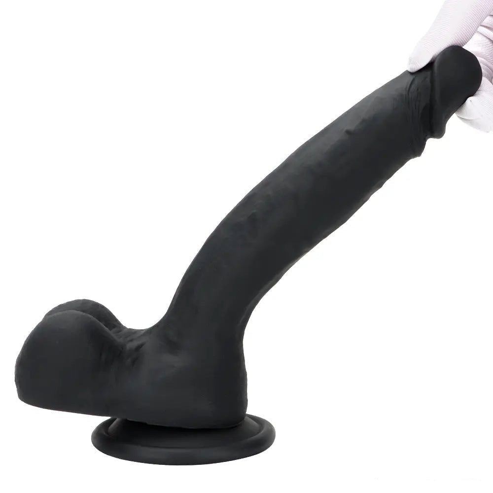 Suction Cup Dildo 8.46 in - Silicone Suction Dildo