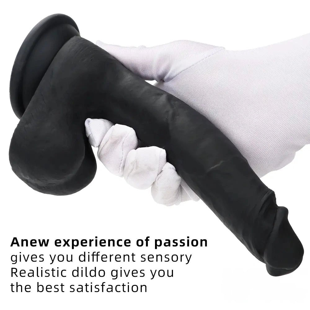 Suction Cup Dildo 8.46 in - Silicone Suction Dildo