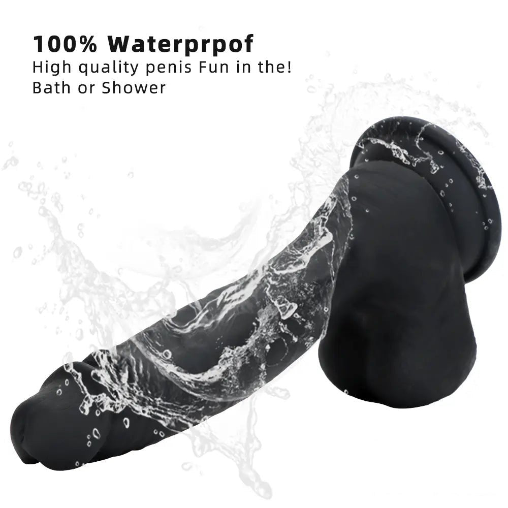 Suction Cup Dildo 8.46 in - Silicone Suction Dildo