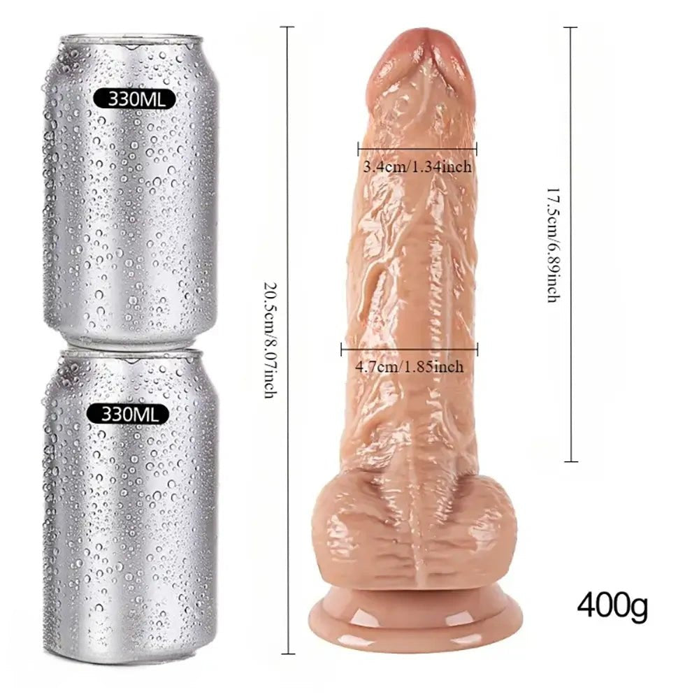 Suction Cup Realistic PVC Dildo - Big Realistic Dildo