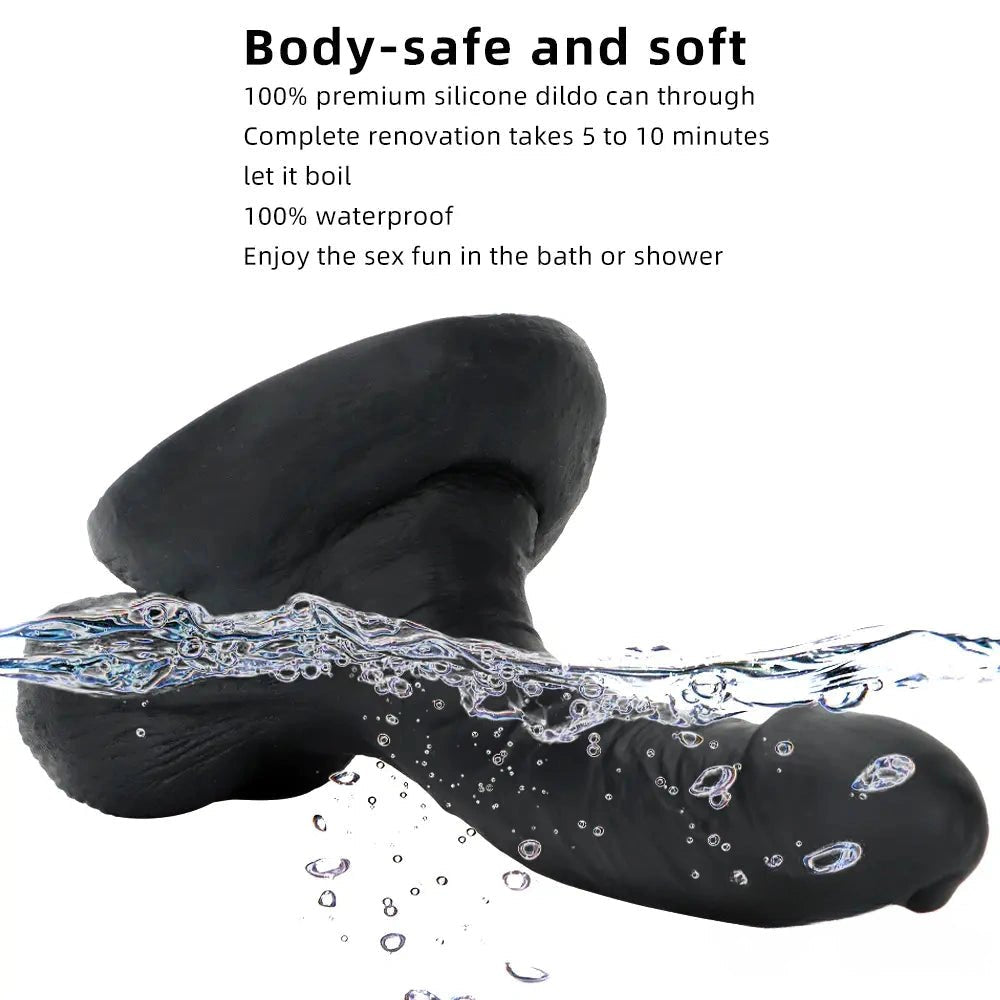 Suction Cup Silicone Dildo 7.5in - Suction Cup Dildo