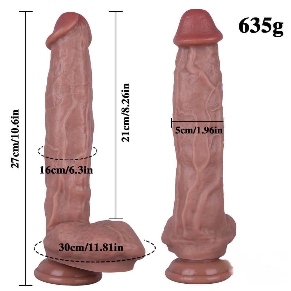 Suction Cup Silicone G-Spot Dildo - Silicone Suction Cup Dildo