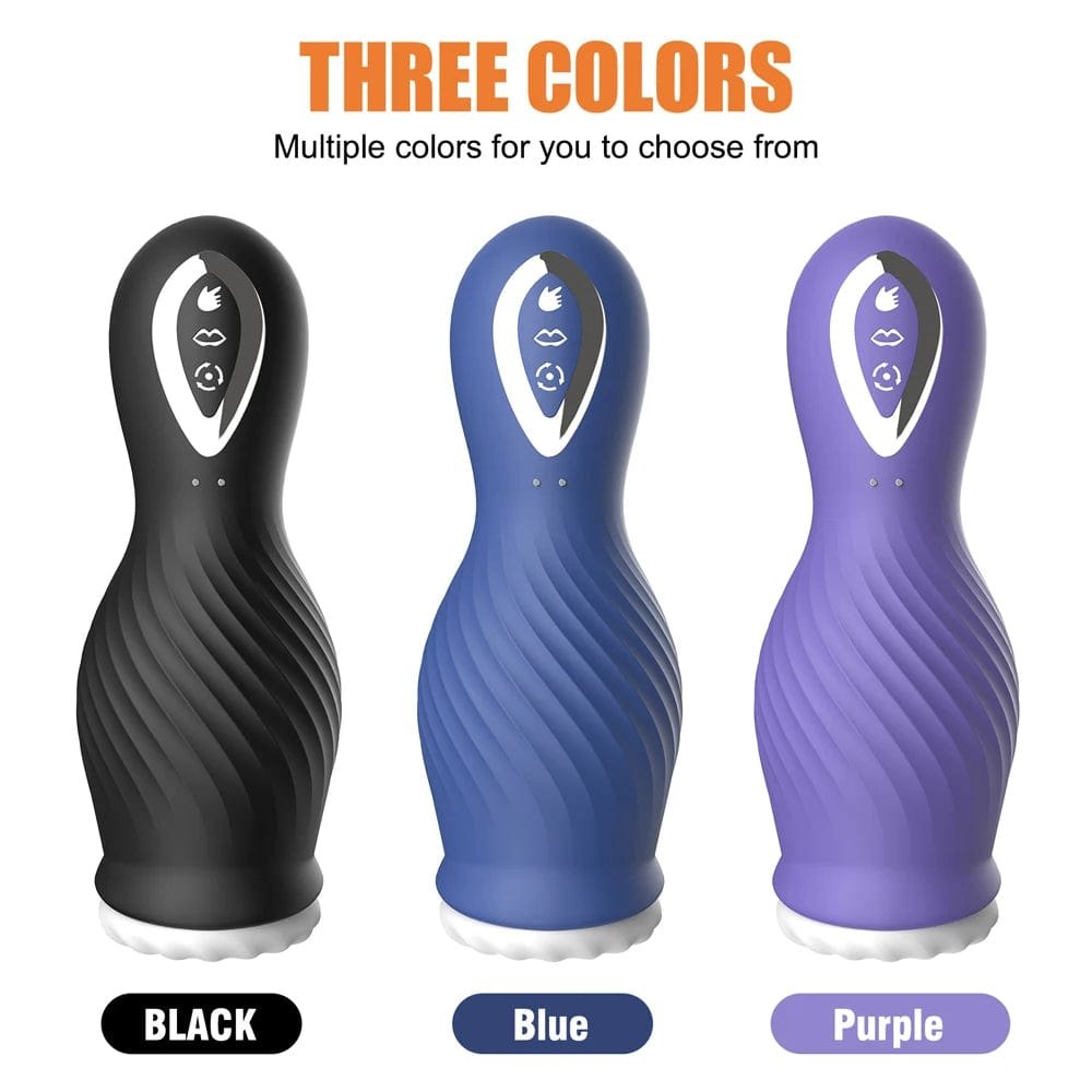 Suction Rotating Male Masturbator - Dual Motion Stroker Cup