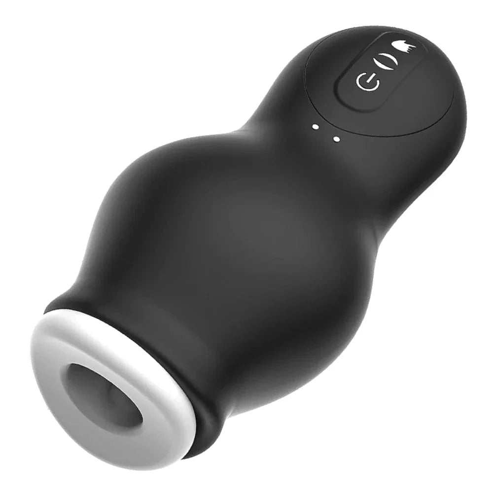 Suction Vibrating Stroker Cup - Waterproof Male Masturbator