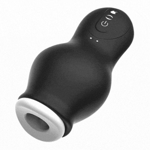 Suction Vibrating Stroker Cup - Waterproof Male Masturbator