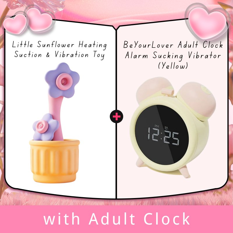 Sunflower Heating Suction Vibrator - Clit Sucker Toy