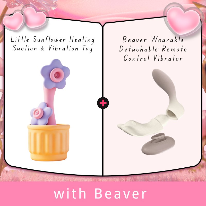 Sunflower Heating Suction Vibrator - Clit Sucker Toy