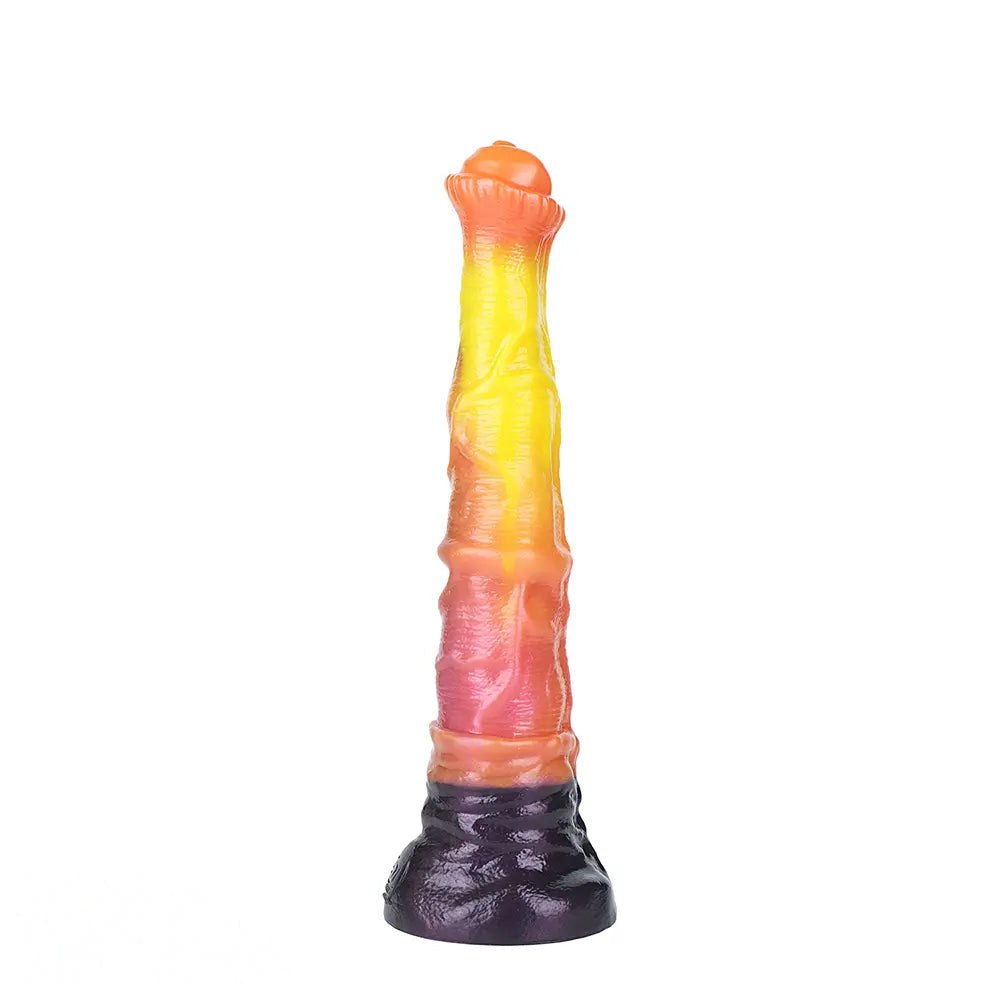 Sunset Ombre Fantasy Dildo - Dragon Dildo In 3 Sizes