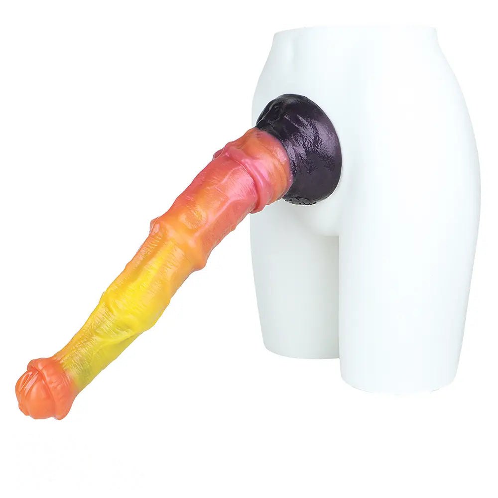 Sunset Ombre Fantasy Dildo - Dragon Dildo In 3 Sizes