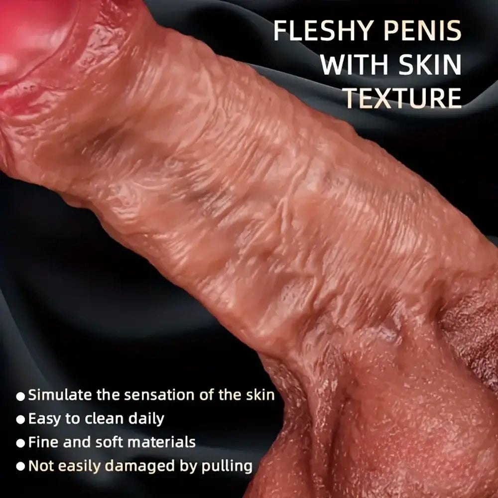 Superb Skin Suction Dildo 7.87in - Suction Cup Dildo