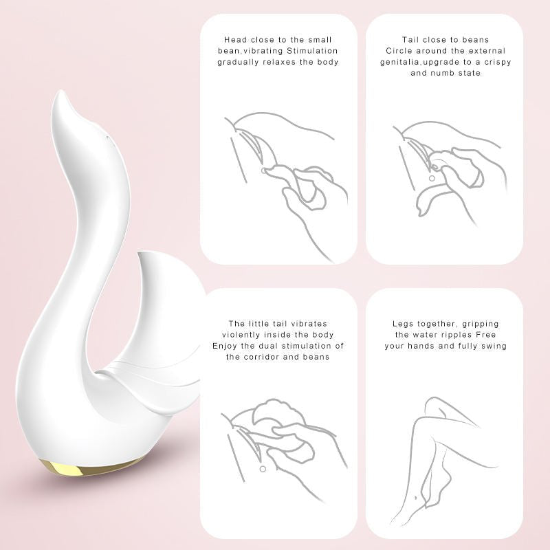 Swan Sonic Suction Vibrator - Clitoral Suction Vibrator
