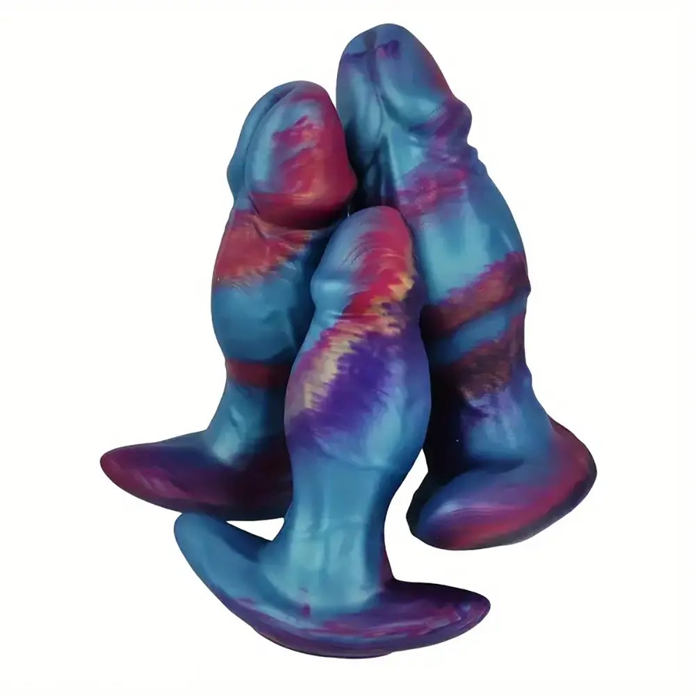 Swirl Silicone Wearable Plug - Silicone Anal Stretching Plug
