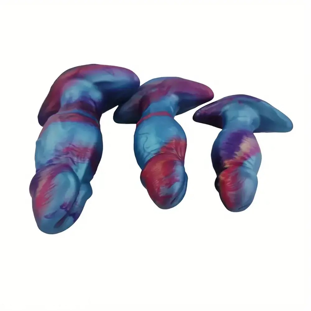 Swirl Silicone Wearable Plug - Silicone Anal Stretching Plug
