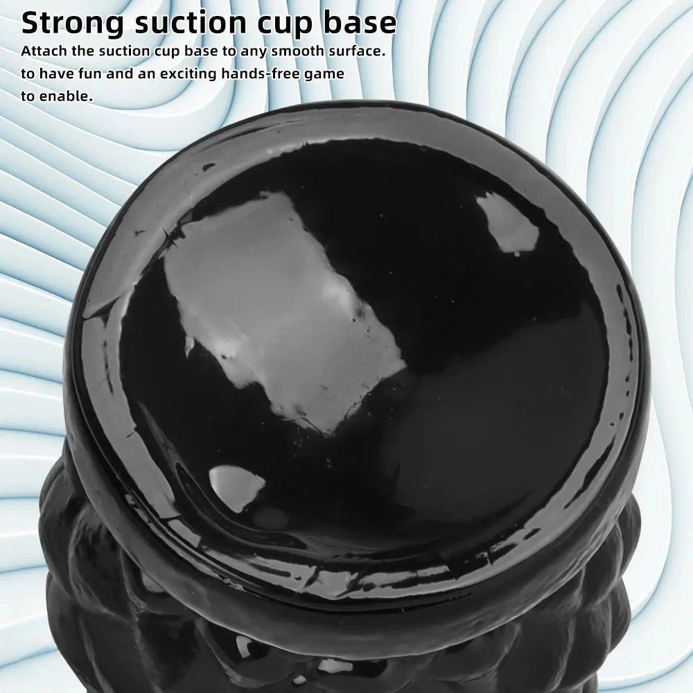 Swirl Texture Butt Plug - Ribbed PVC Anal Plug