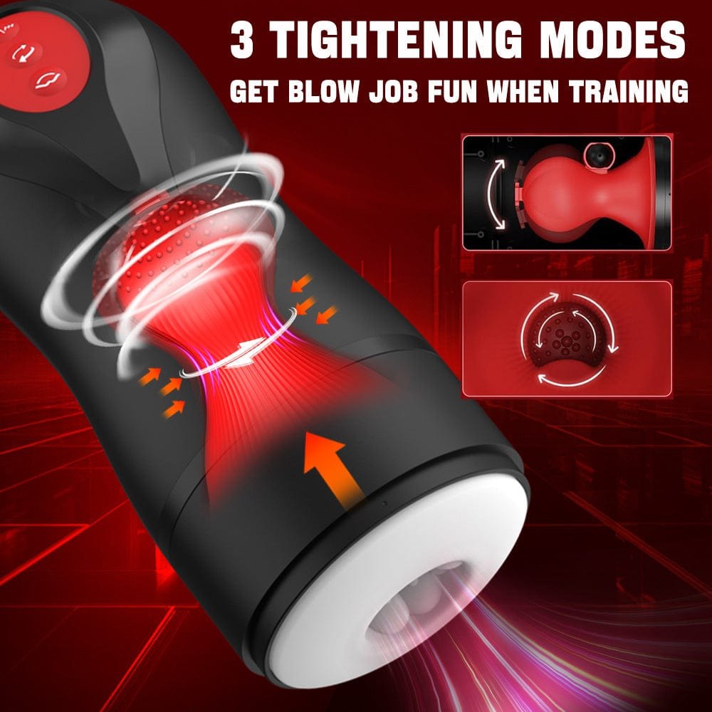 Swirling Vibrating Male Stroker - Male Masturbator Cup