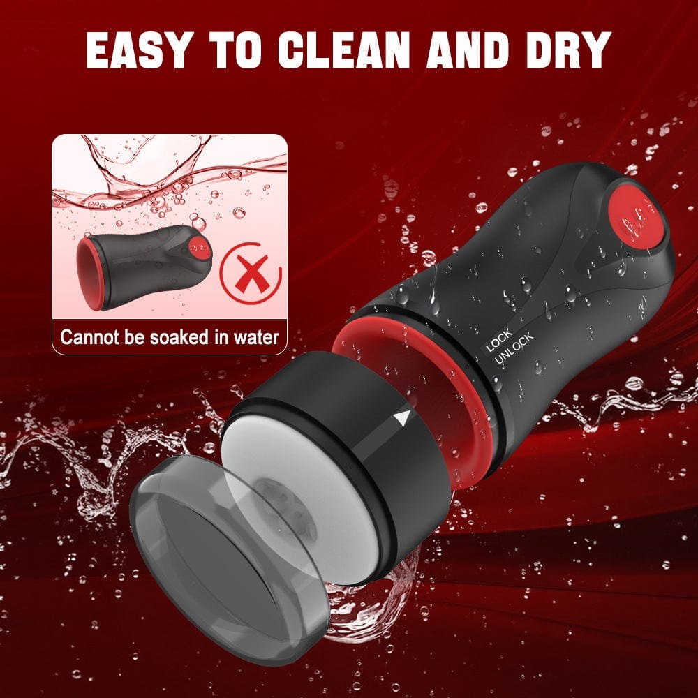 Swirling Vibrating Male Stroker - Male Masturbator Cup