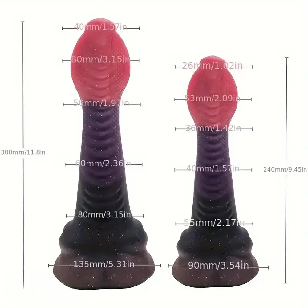 Tall Ridged Anal Plug - Silicone Anal Plug S/L