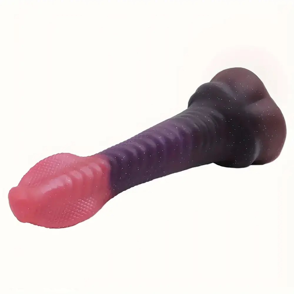 Tall Ridged Anal Plug - Silicone Anal Plug S/L