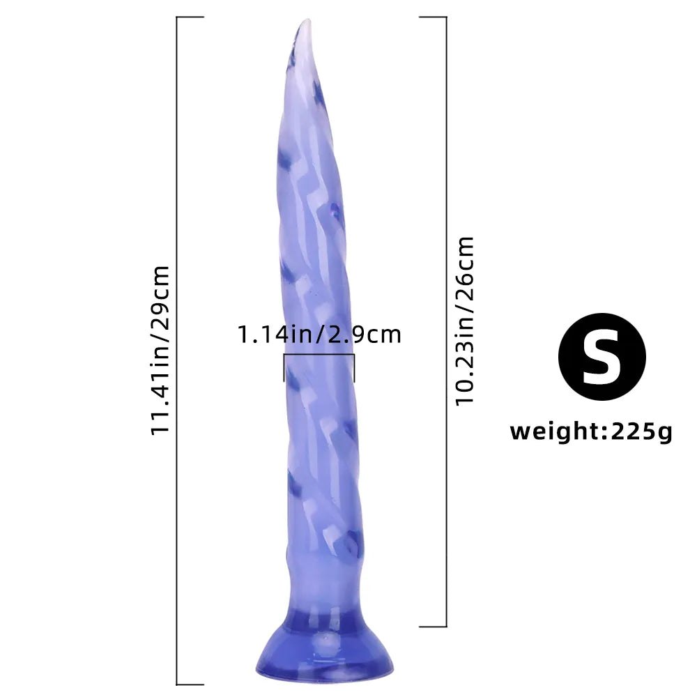 Tapered Anal Dildo - Ribbed Anal Dildo For Dilation
